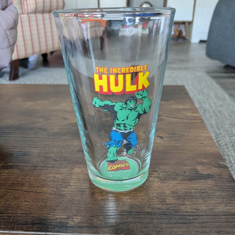 Marvel comics, The incredible hulk glass